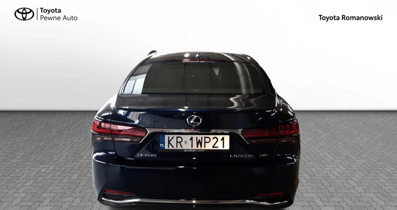 Lexus LS cena 399900 przebieg: 66164, rok produkcji 2021 z Kraków małe 379